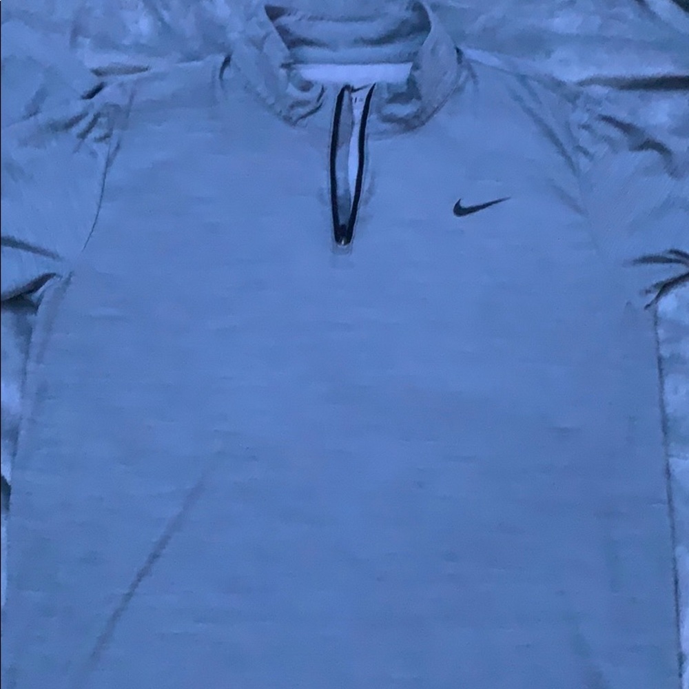 Grey Nike quarter zip. Men’s large